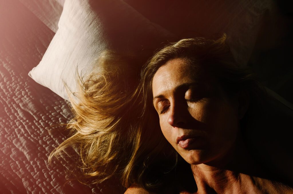 Image of woman sleeping
