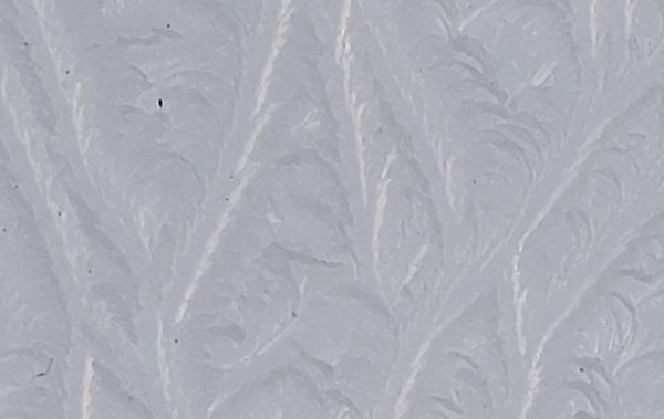 Frost on glass